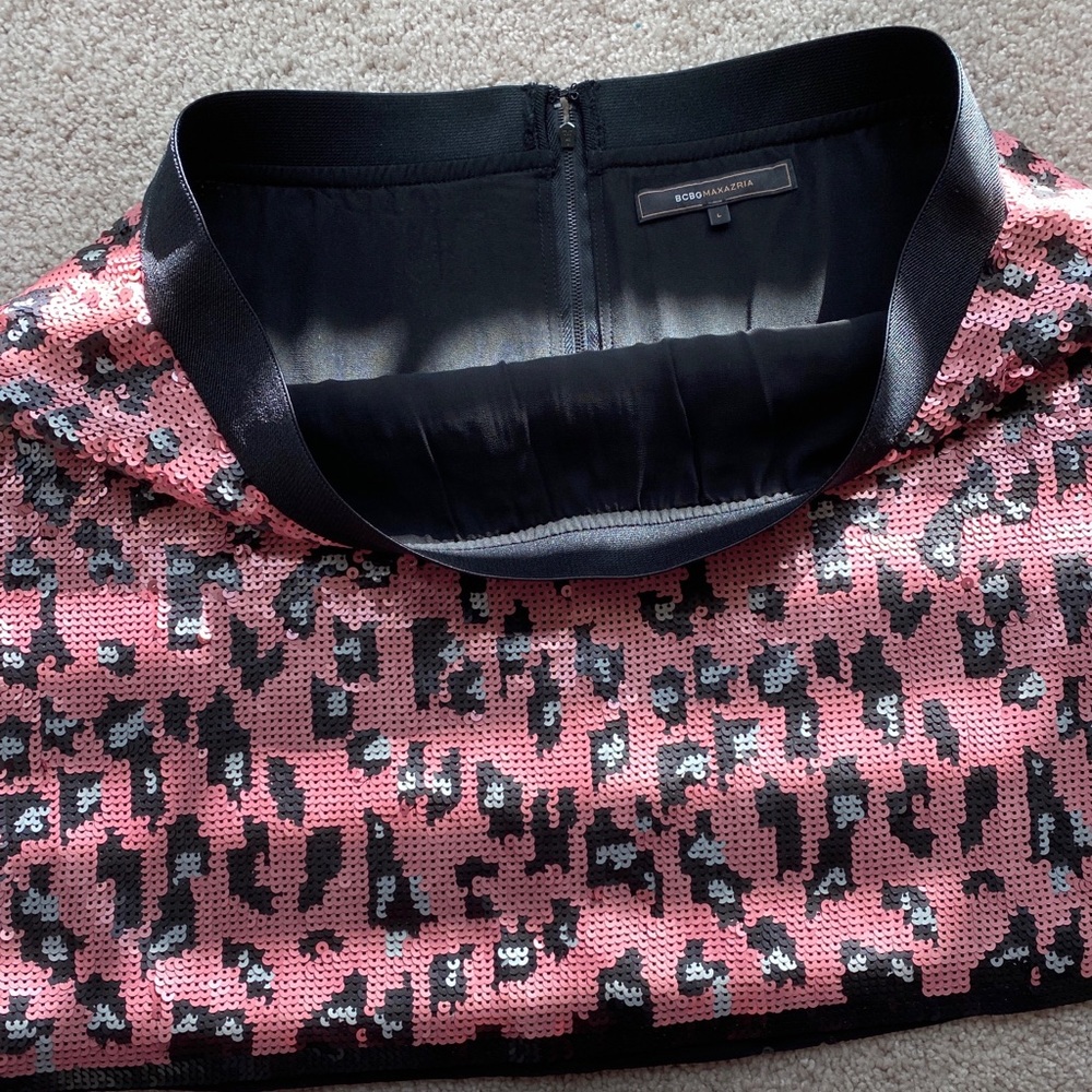 BCBGMAXAZRIA sequin skirt